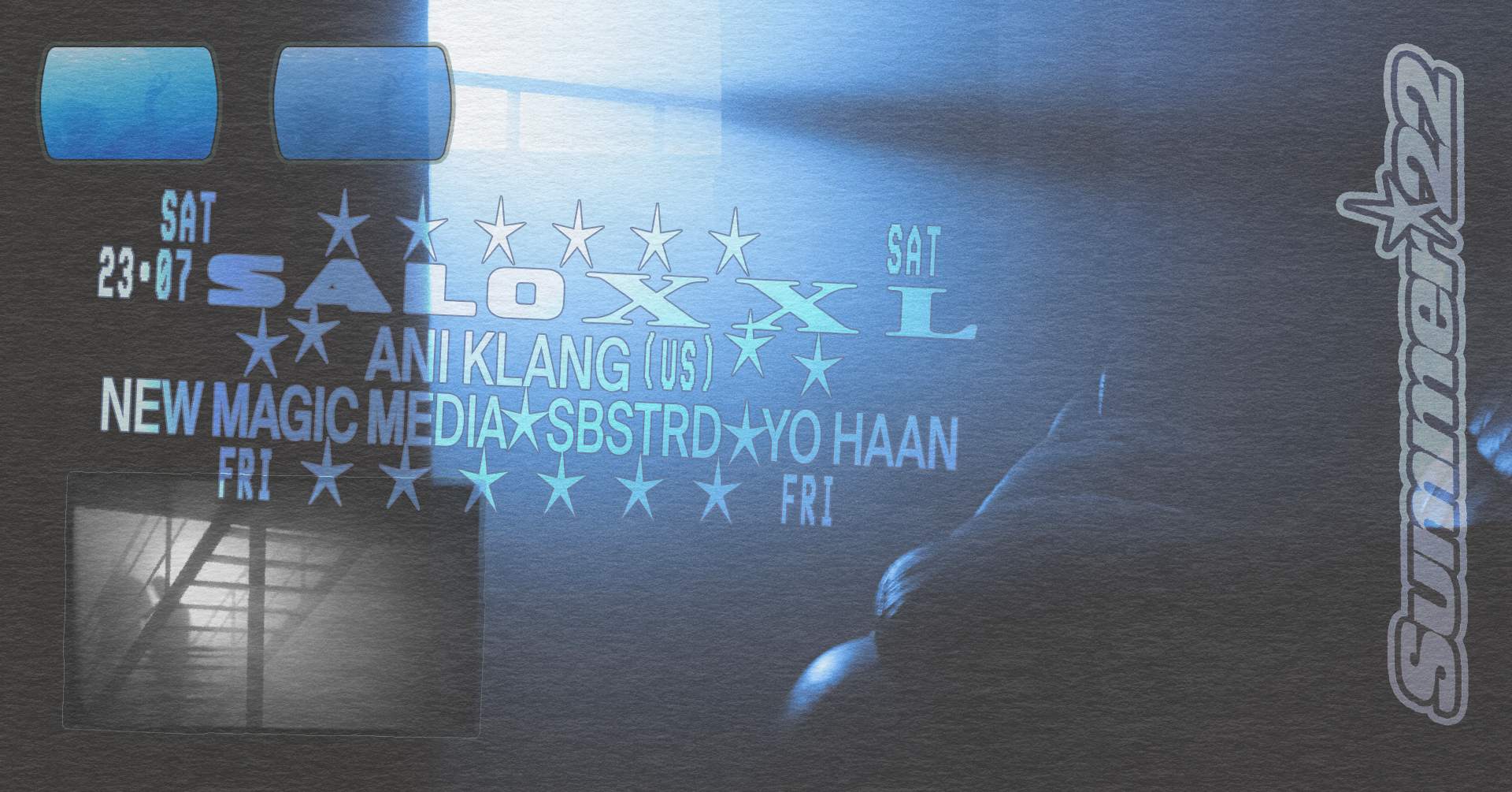 SALO XXL: Ani Klang (US) / New Magic Media / SBSTRD / yo haan - Página frontal