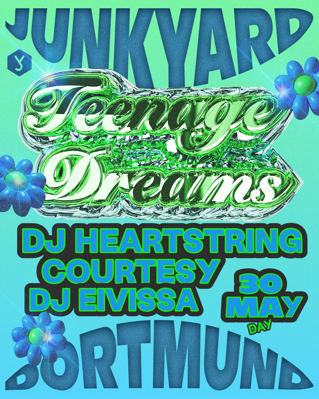 Teenage Dreams w/ DJ Heartstring, Courtesy & DJ Eivissa - Página frontal