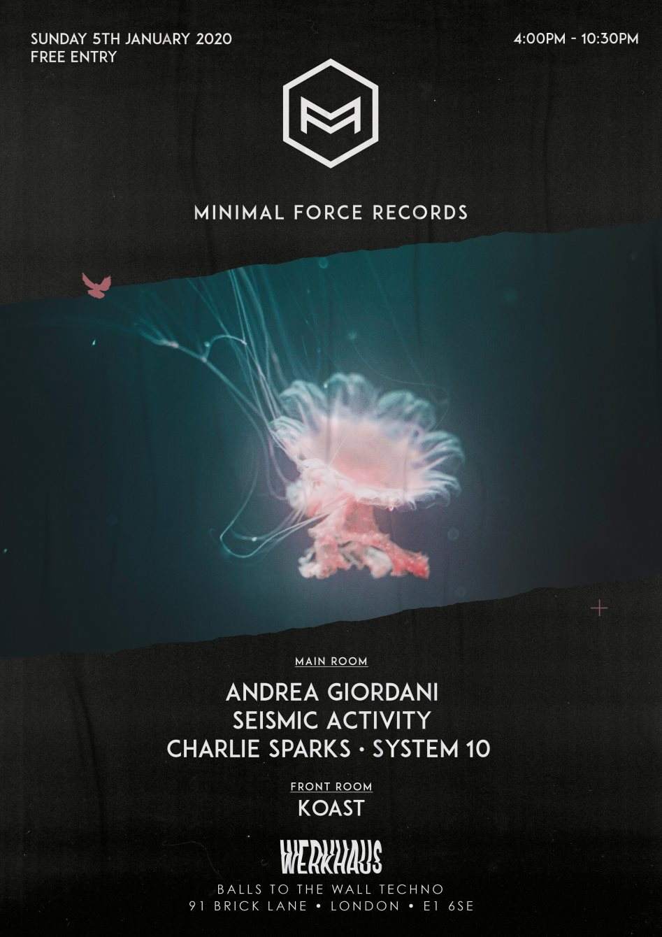 Minimal Force (Free Techno Sunday) - Página frontal