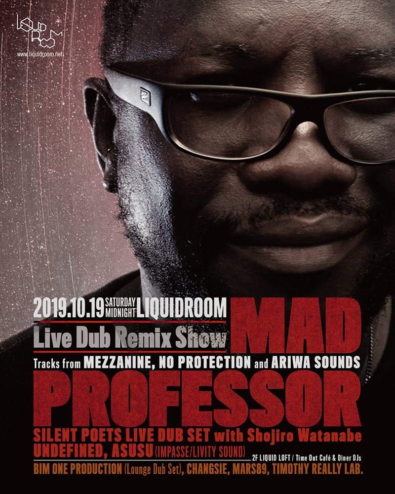 MAD PROFESSOR Live Dub Remix Show - フライヤー表