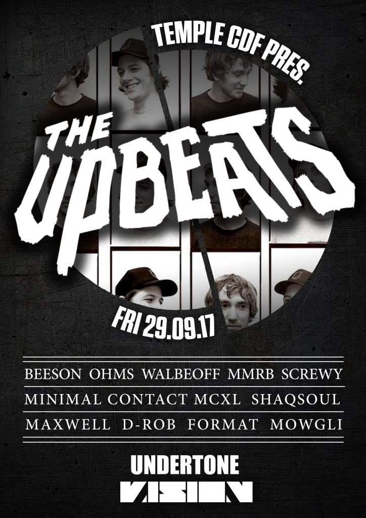 Temple 031: The Upbeats - フライヤー表