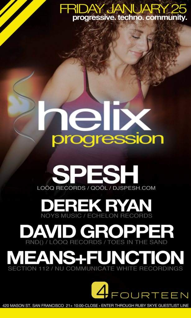 Helix Progression, January 2013 Edition with Spesh - Página frontal
