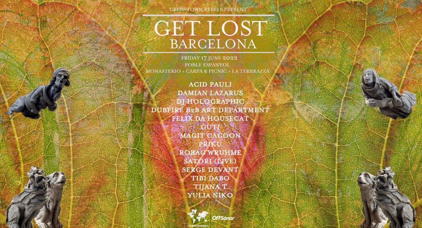 Get Lost Barcelona OFFSónar - フライヤー表