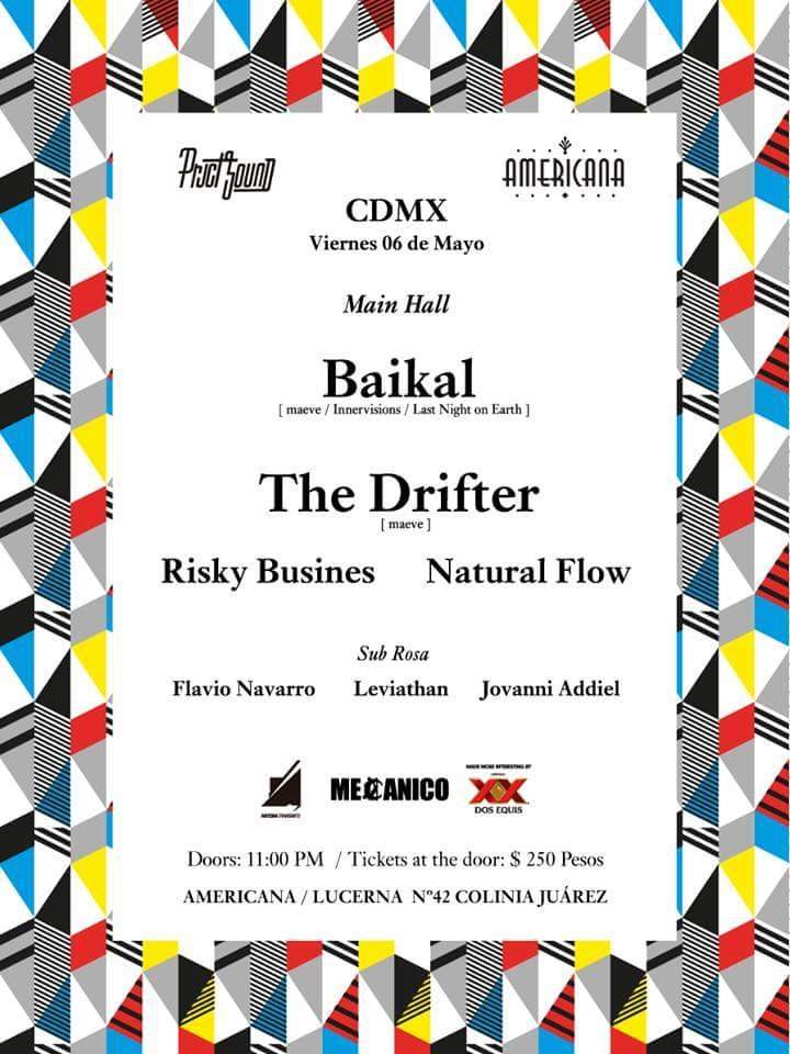 Meave Showcase Ft. Baikal & The Drifter, en Americana Club Social Lucerna 42,Ciudad de México - Página frontal