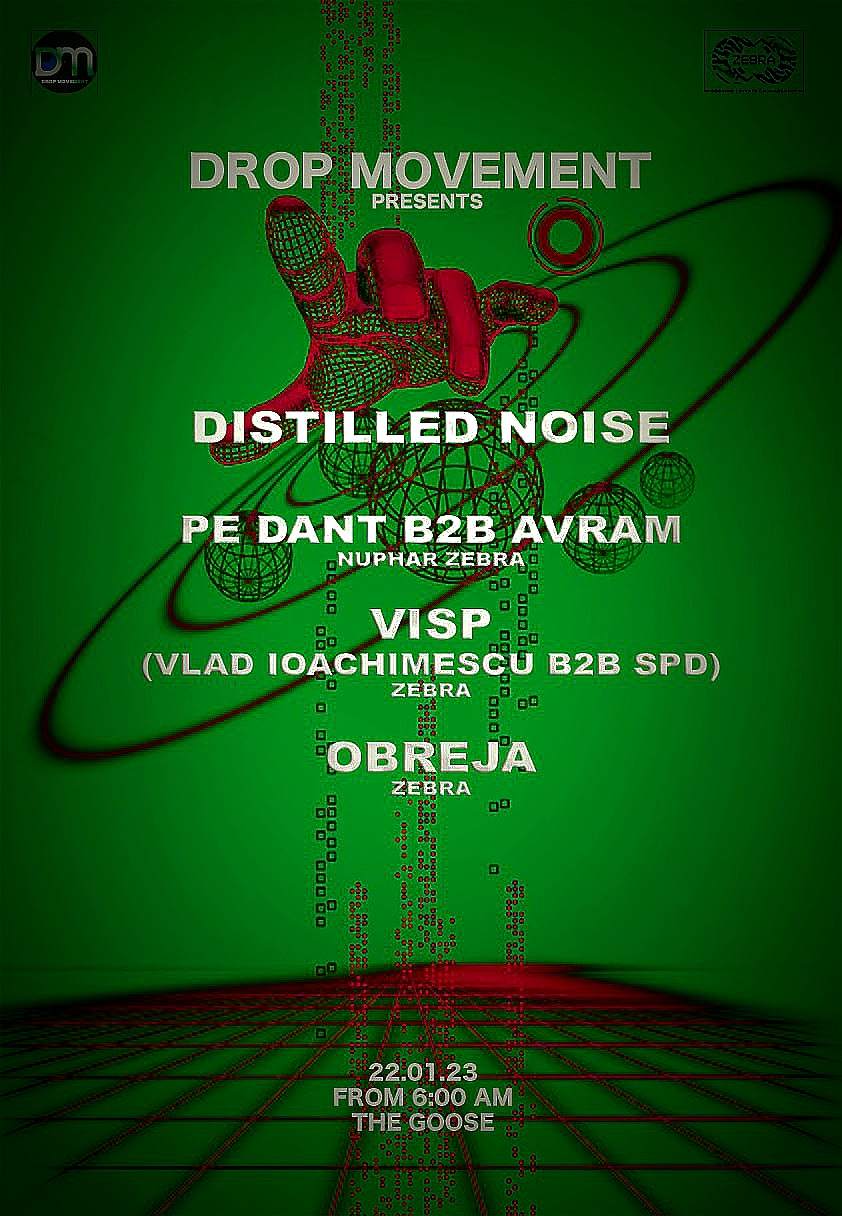 DRoP movement present distilled noise//VISP//Avram b2b Pe Dant//Obreja - Página trasera