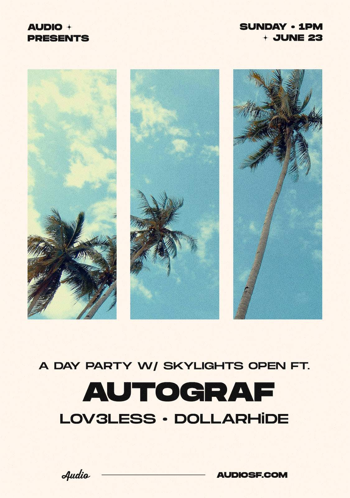 Autograf (DAY PARTY) - フライヤー表