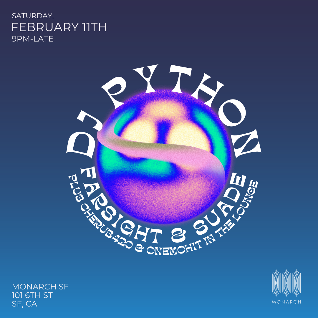 DJ Python at Monarch  - Página frontal