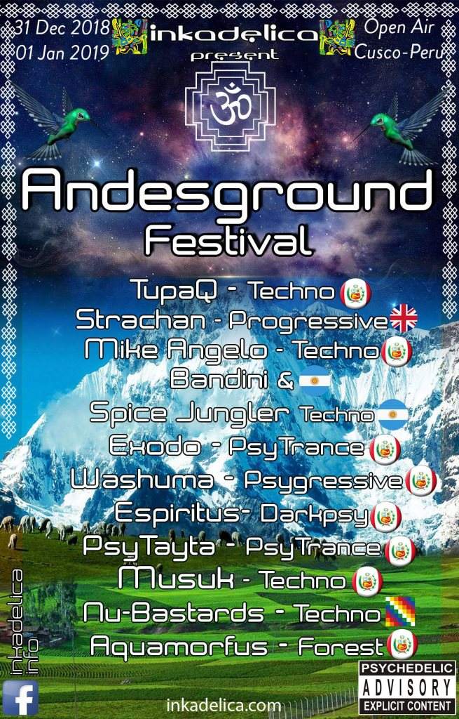 Andesground Festival - Página trasera