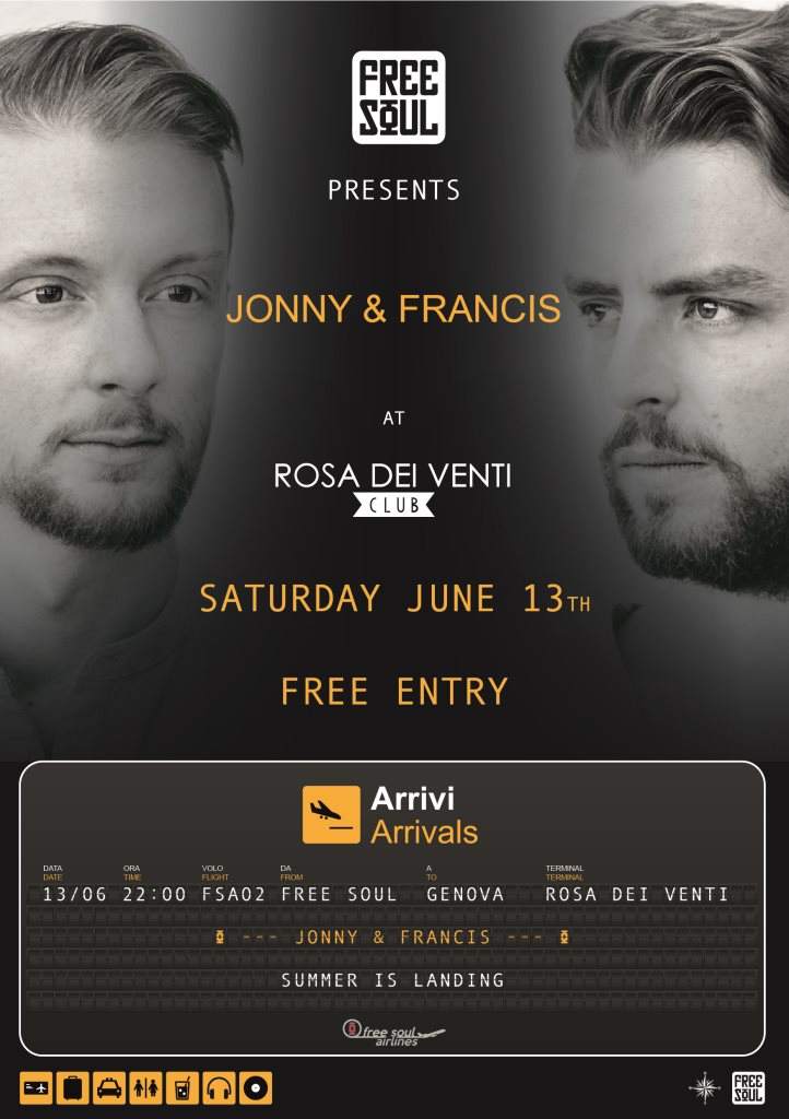 Free Soul with Jonny & Francis - Página frontal