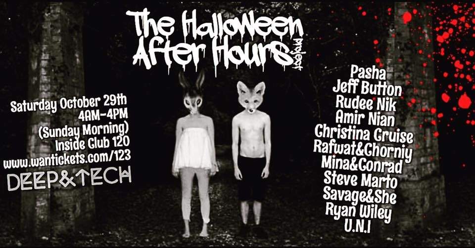 The Halloween Afterhours Project - フライヤー表