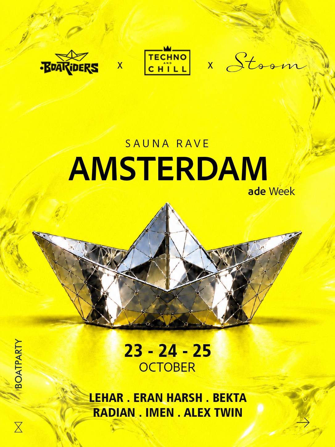 SAUNA RAVE at TBA - STOOM SHIP- Ndsm pier 6, Amsterdam, Amsterdam · Tickets