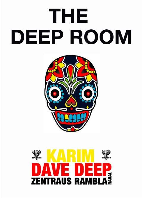 The Deep Room with Karim & Dave Deep - フライヤー表