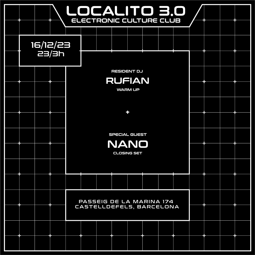 Localito 3.0 Pres. NANO - フライヤー表