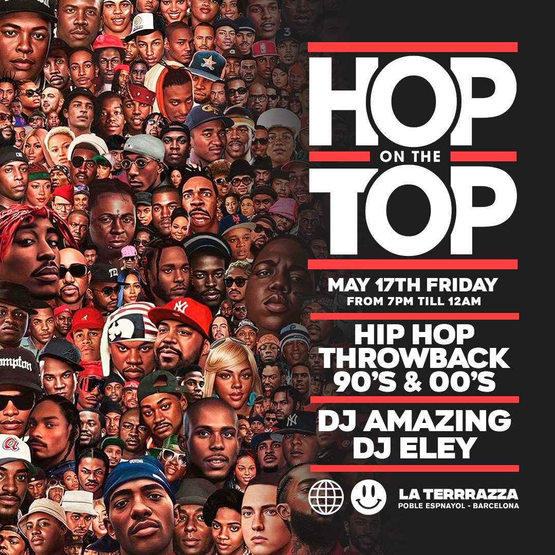 Hop on The Top Open Air pres: Hip Hop Throwback 90'-00' at La Terrrazza - フライヤー裏