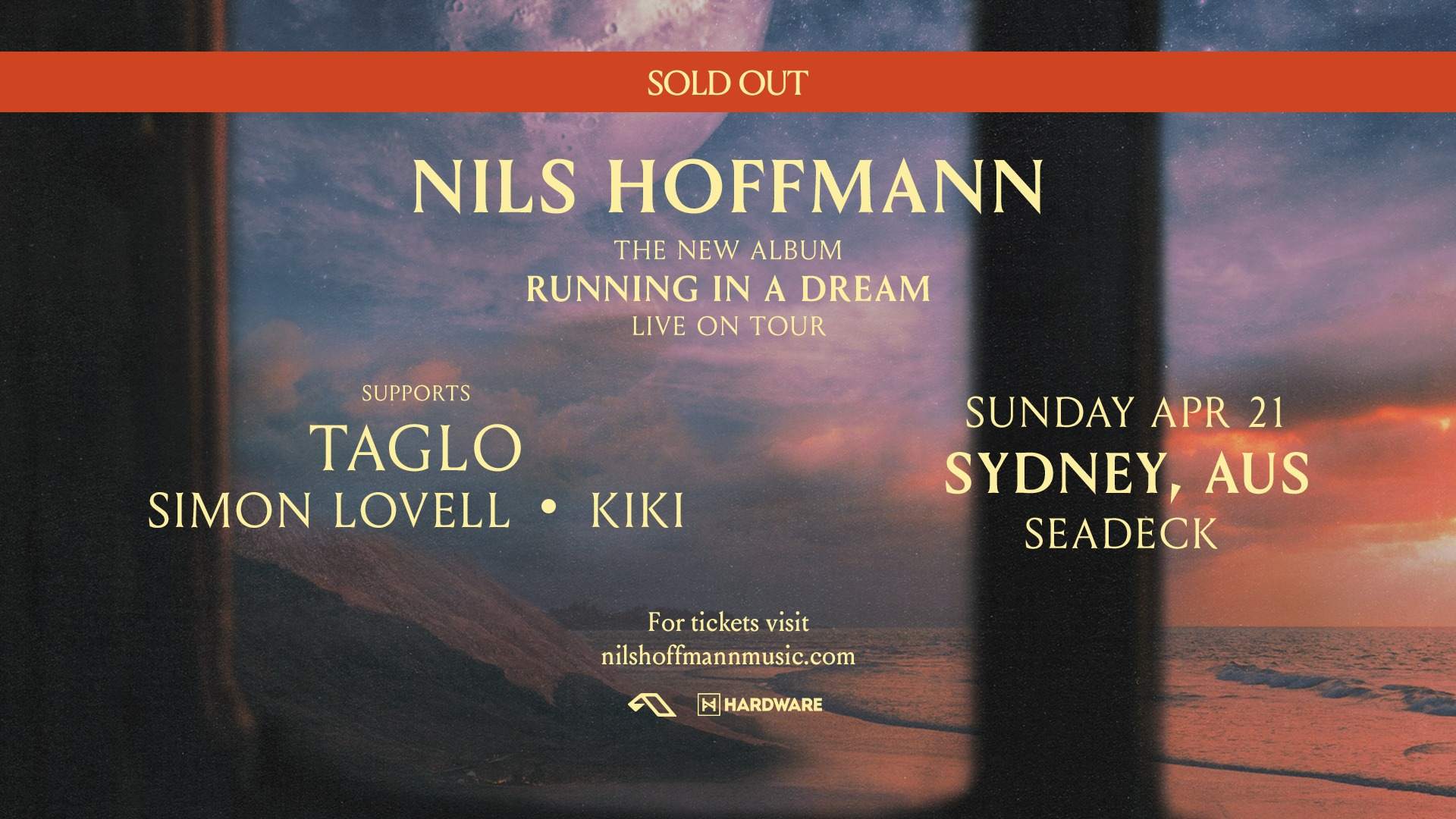 Nils Hoffmann Live - Sydney - フライヤー表