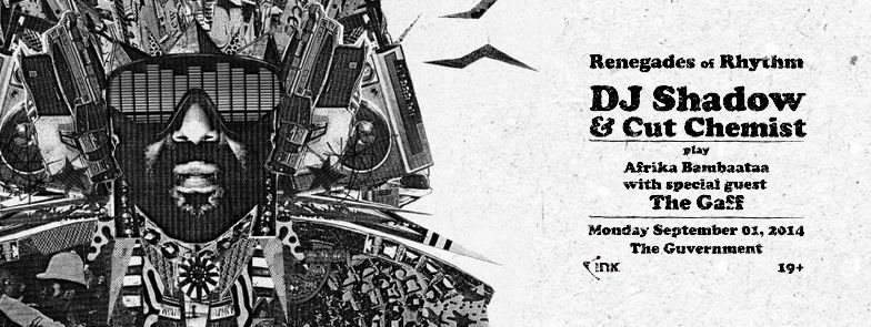 DJ Shadow & Cut Chemist Play Afrika Bambaataa's Record Collection - Página frontal