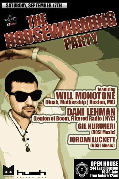 No Requests: The Housewarming Party - フライヤー表