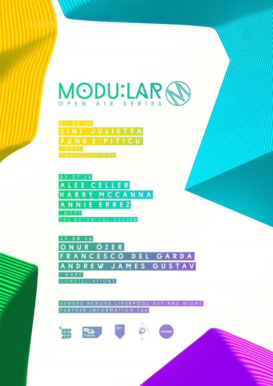 Modular Open Air presents Onur Ozer, Francesco Del Garda & Andrew James Gustav - フライヤー表