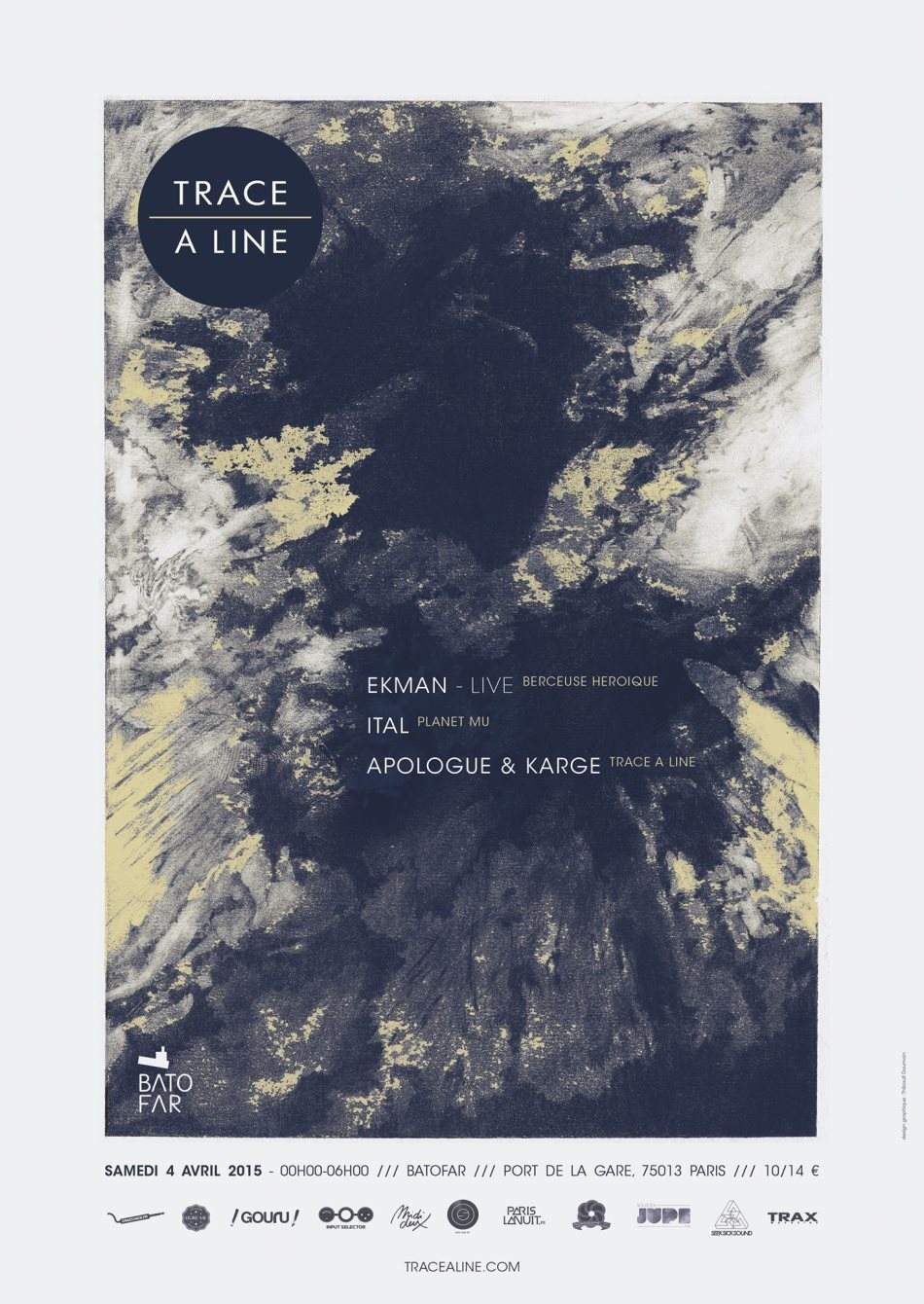 Trace A Line with Ekman - Live, Ital & Karge - Página frontal