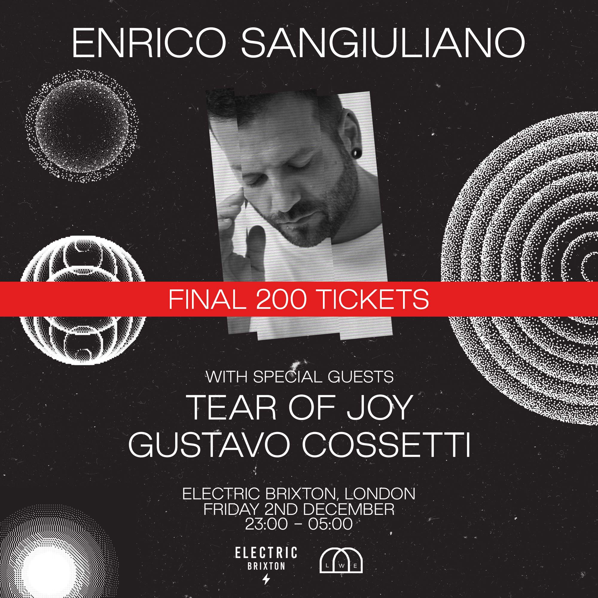 LWE presents Enrico Sangiuliano - フライヤー裏