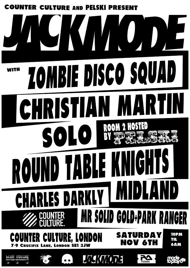 Counter Culture & Pelski presents Jackmode feat Zombie Disco Squad, Christian Martin - Página frontal