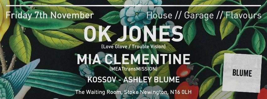 Blume presents OK Jones & Mia Clementine Jones - Página trasera