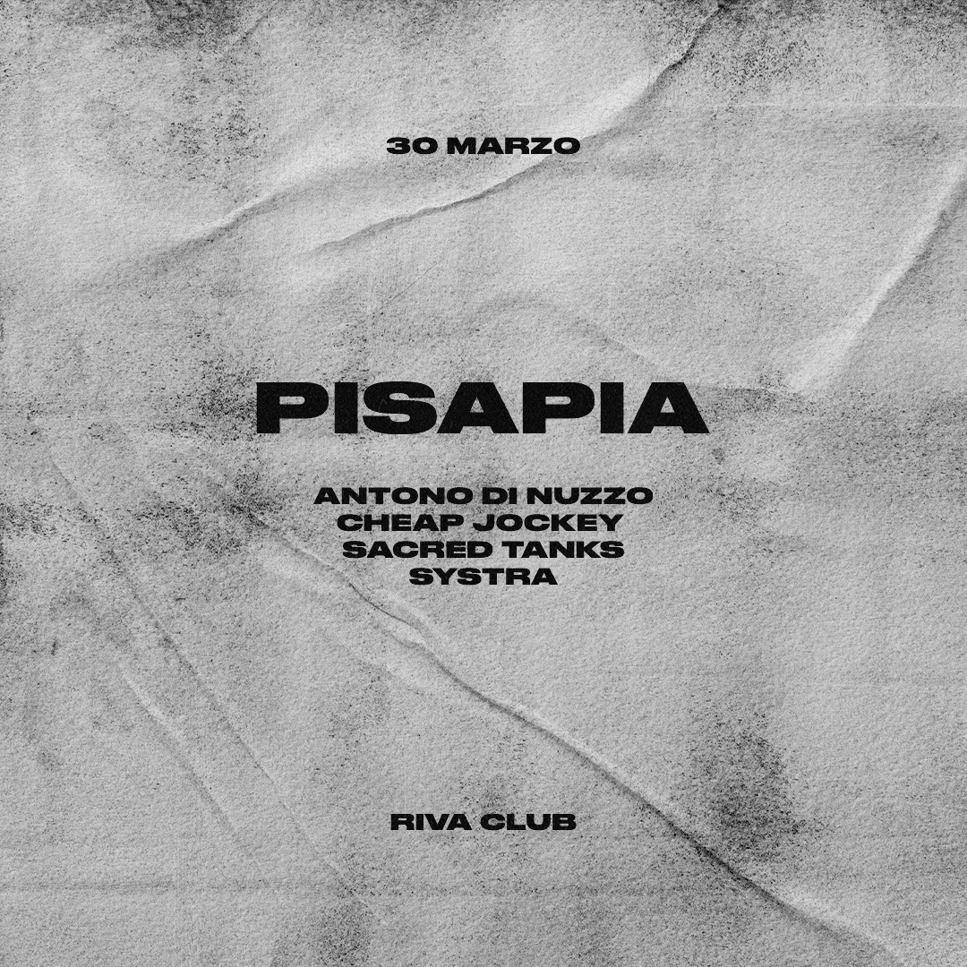 Tendenza: Pisapia - フライヤー表