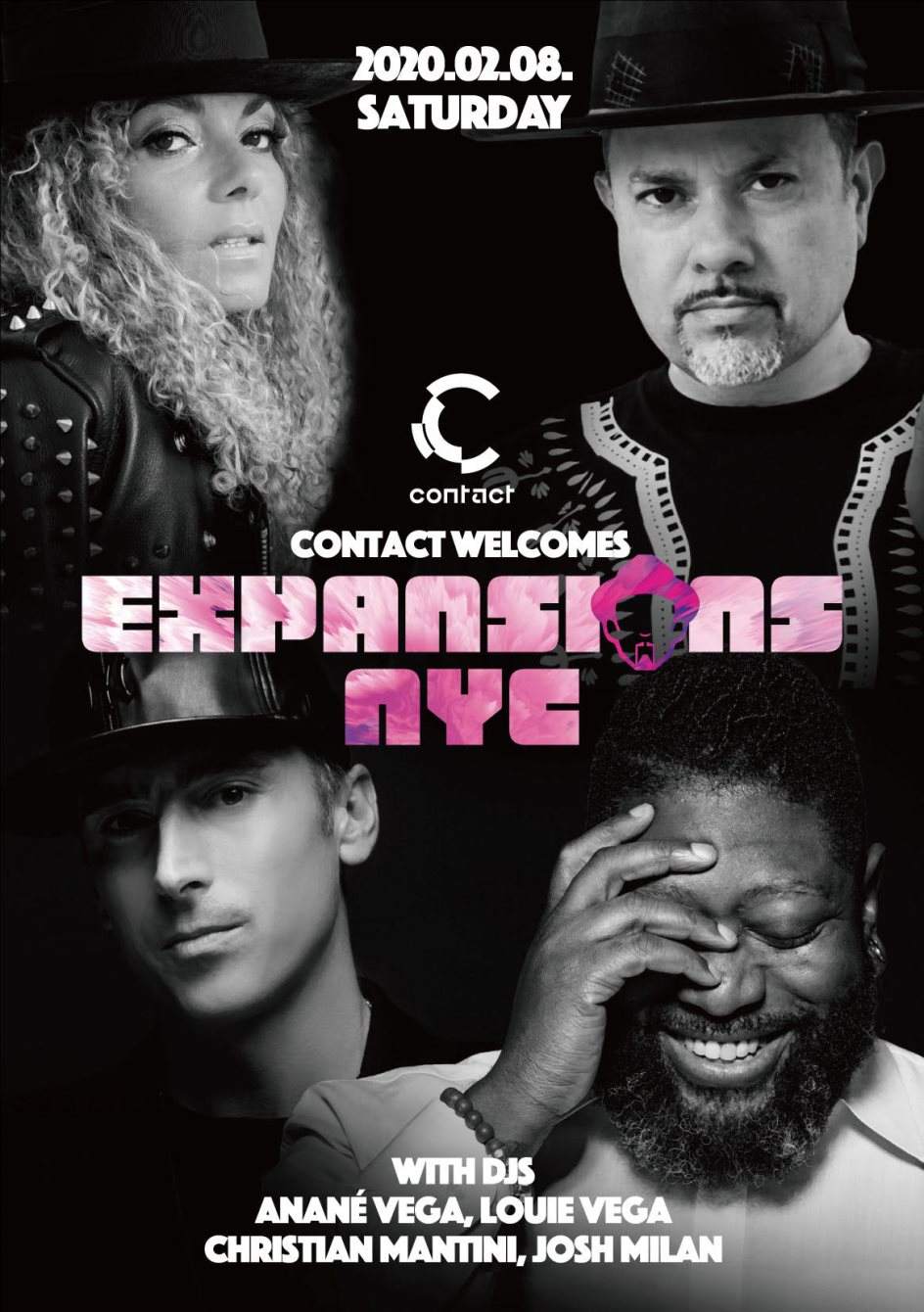 Expansions NYC - with Louie Vega, Anané Vega, Josh Milan, Christian Mantini - フライヤー表