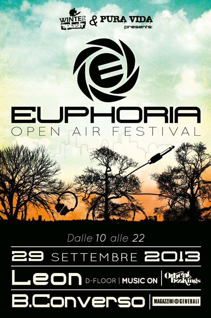 Euphoria Open Air - Guest Leon - フライヤー表