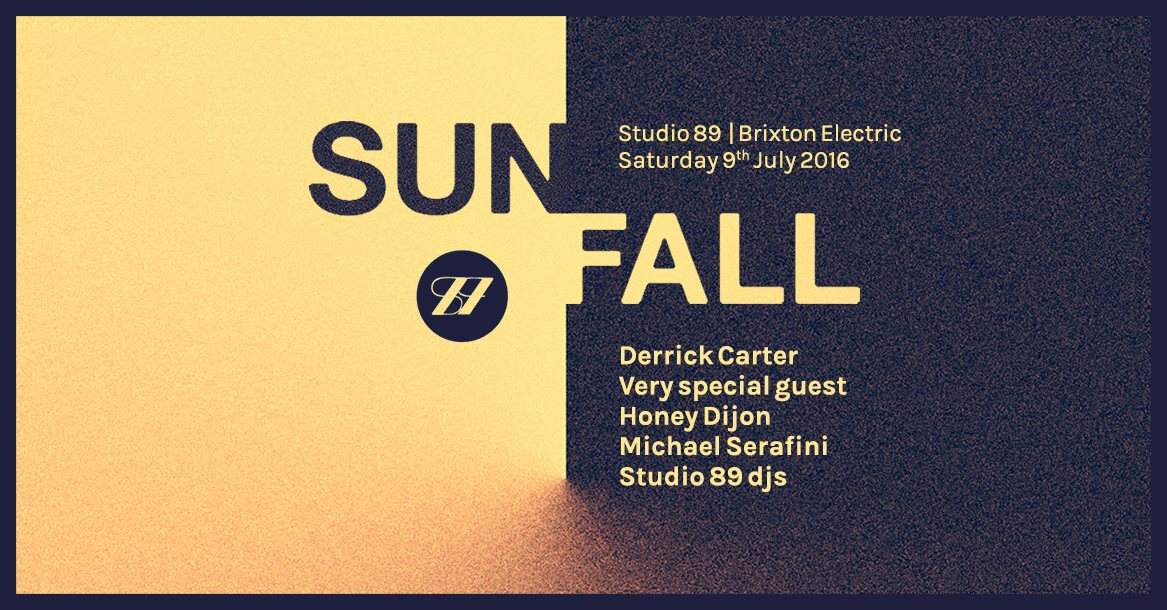 Sunfall: Studio89 presents Derrick Carter, Special Guest, Honey Dijon and Michael Serafini - Página frontal