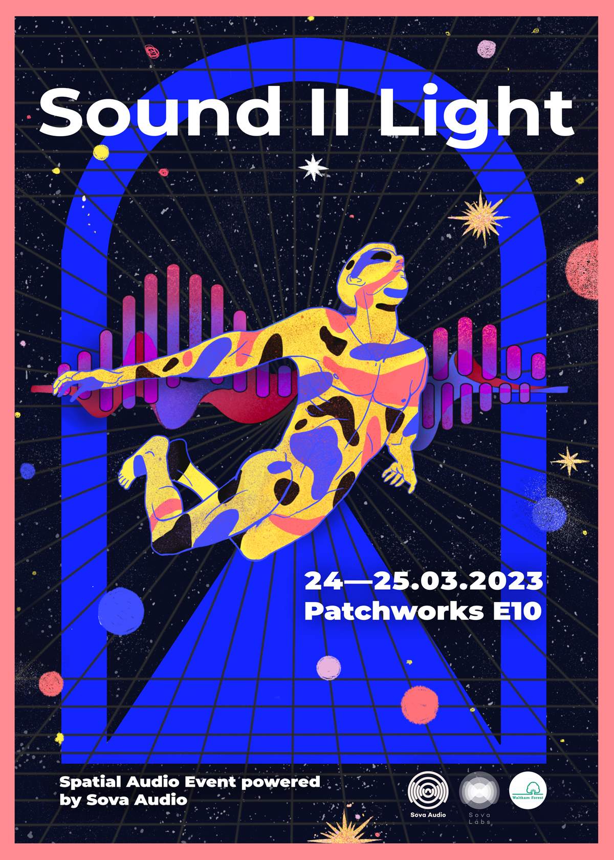 Sound II Light - Spatial Sound Event - フライヤー表