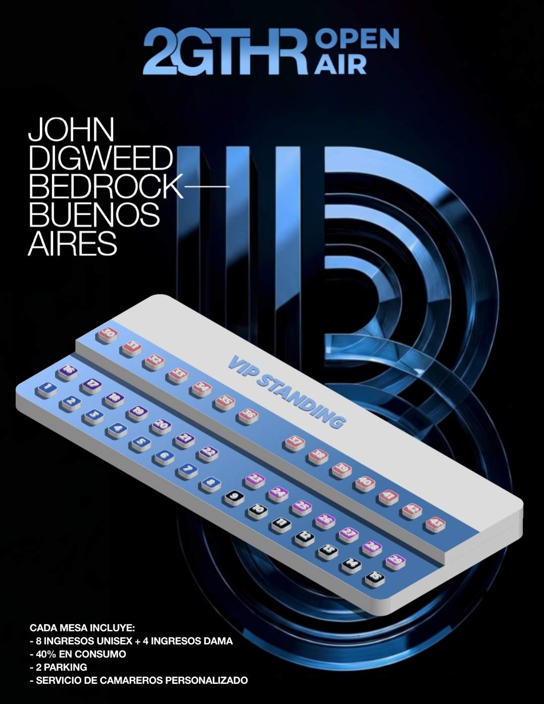 John Digweed & MORE ARTISTS [BEDROCK BUENOS AIRES] – by 2GTHR OPEN AIR ...
