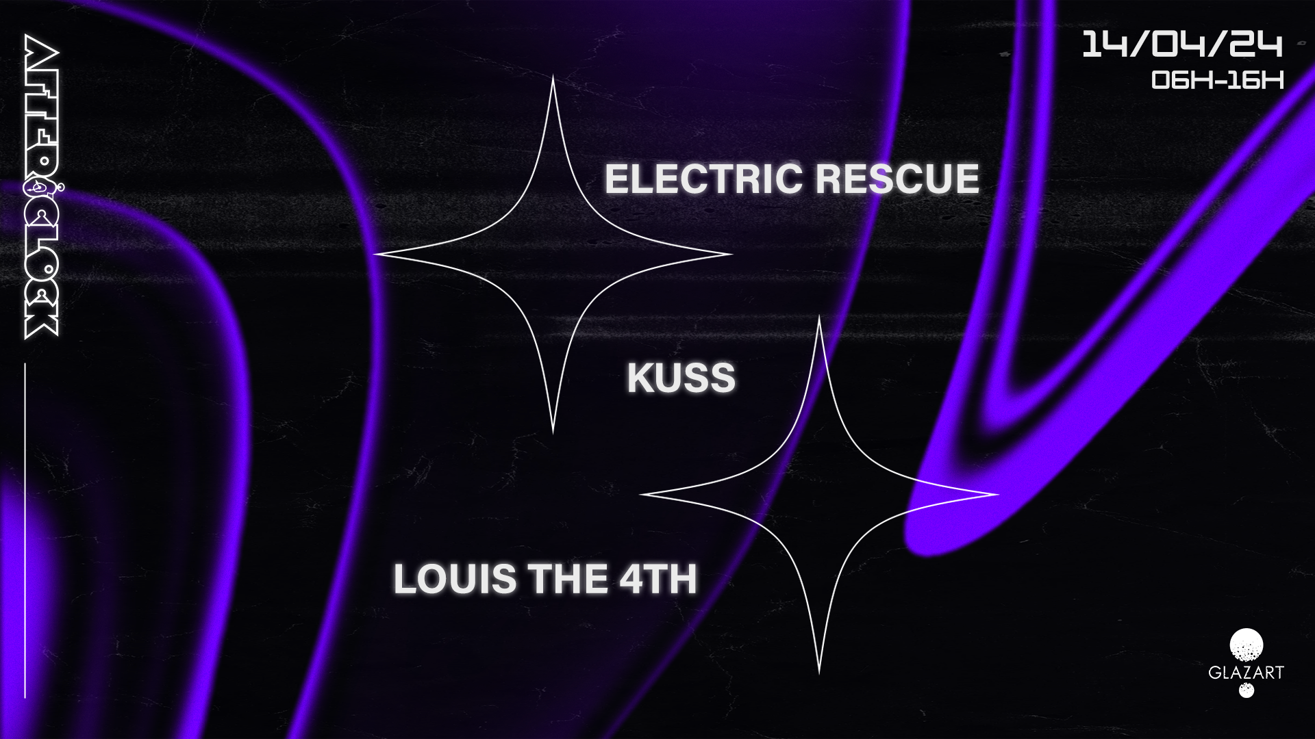 After O'Clock: Louis The 4th, KUSS & Electric Rescue - Página frontal