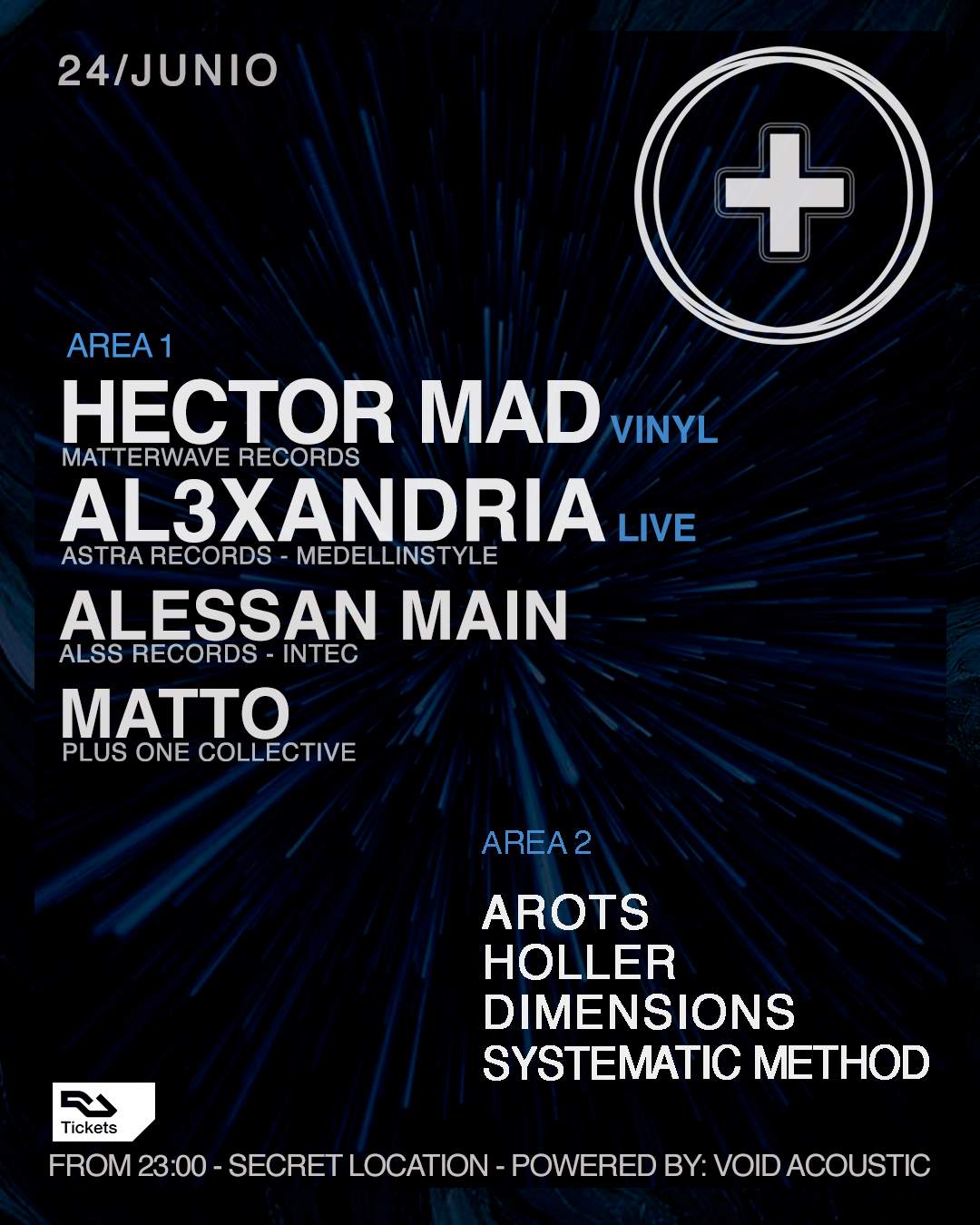 Plus One X Hector MAD + AL3XANDRIA + Alessan Main - Página frontal