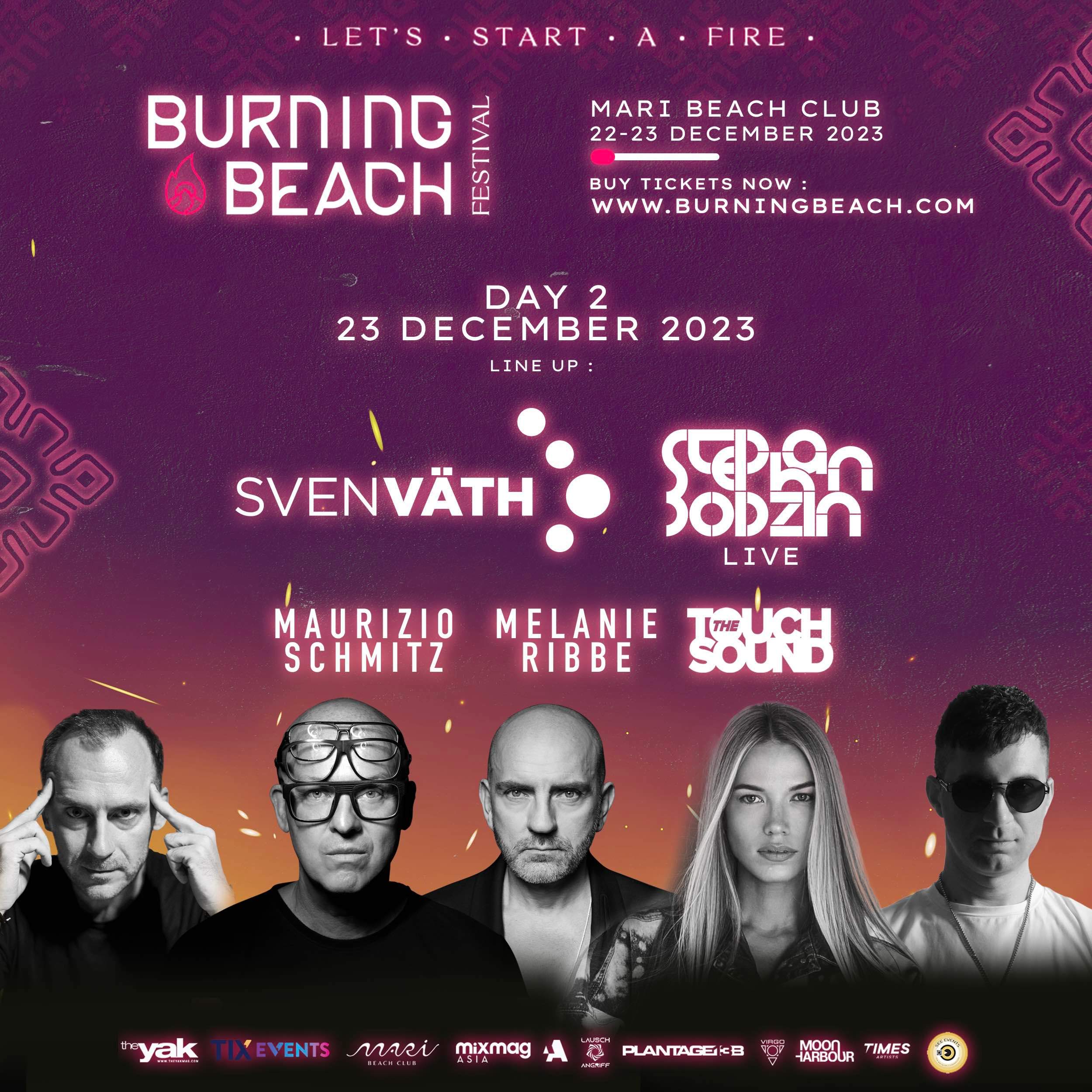 Burning Beach Festival 2023 - Página trasera