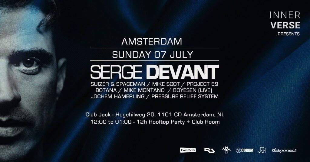 Daytime Rooftop Party: Serge Devant x Innerverse - フライヤー表