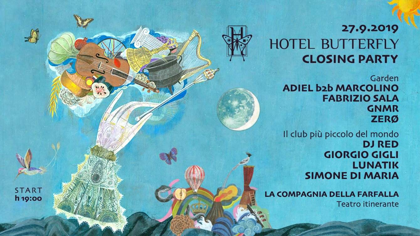 Hotel Butterfly Closing Party - フライヤー表