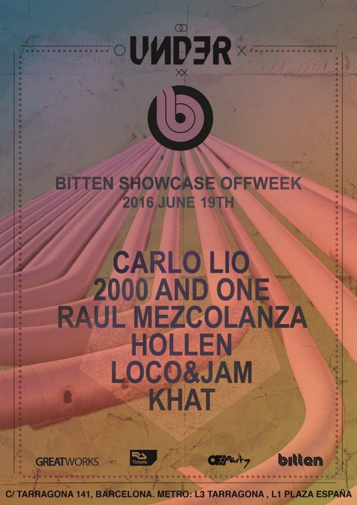 Bitten Showcase Offweek: Carlo Lio, 2000 and one, Hollen, Raul Mezcolanza, Loco & Jam - Página frontal