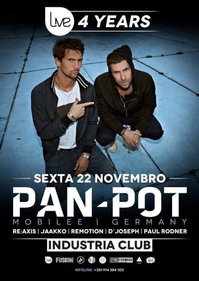 Pan-Pot - [mobilee]!VE 4 Years Anniversary - Página frontal