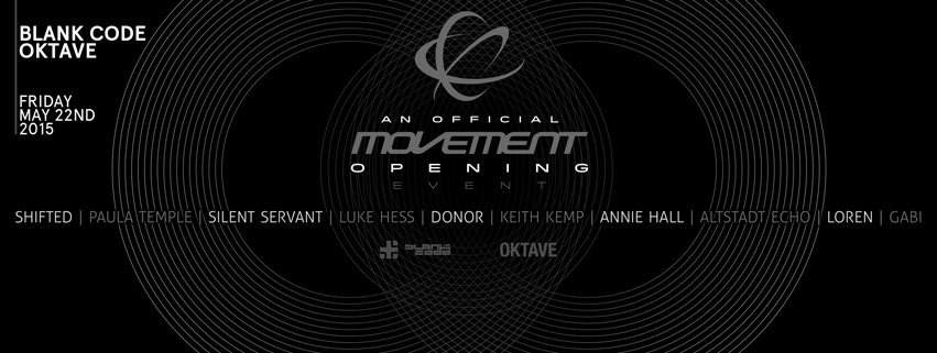 Blank Code & Oktave re-Broadcast of Movement Official Opening Party - Página frontal