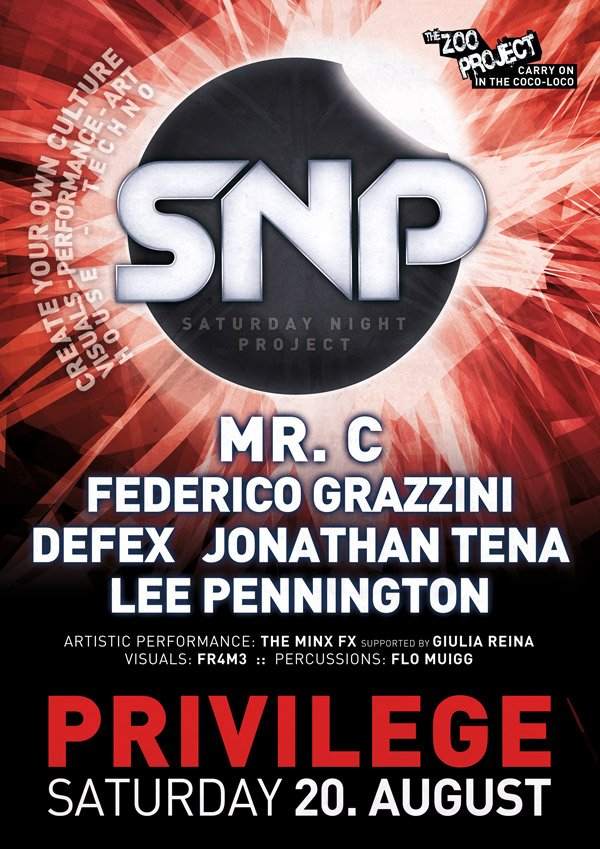 Snp featuring Superfreq: Mr C - Página frontal