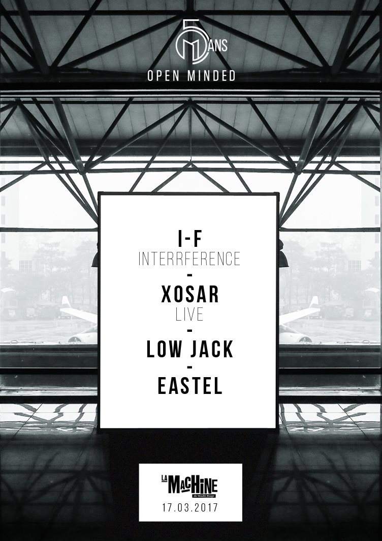Open Minded presente: Xosar, Low Jack, I-F, Eastel - Página frontal