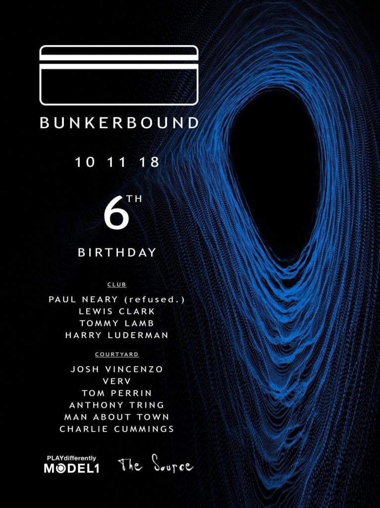 Bunkerbound 6th Birthday - フライヤー表