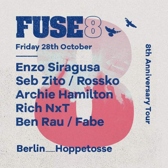 Fuse 8 - 8th Anniversary Tour - Página frontal