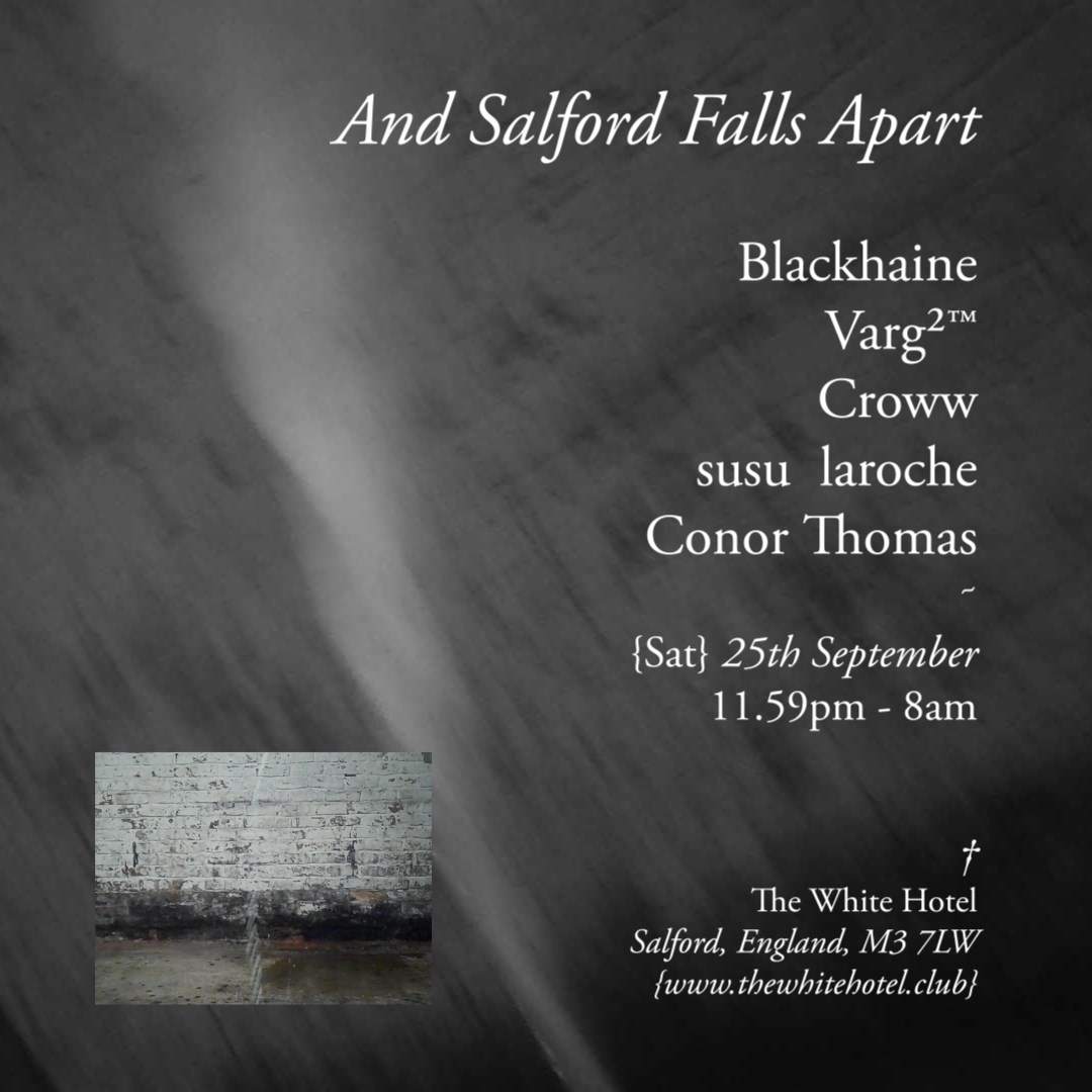 And Salford Falls Apart with Blackhaine / Varg / Susu Laroche / Croww / Conor Thomas - Página frontal
