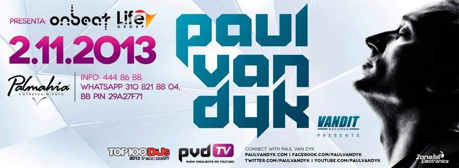 Paul Van Dyk - Página frontal