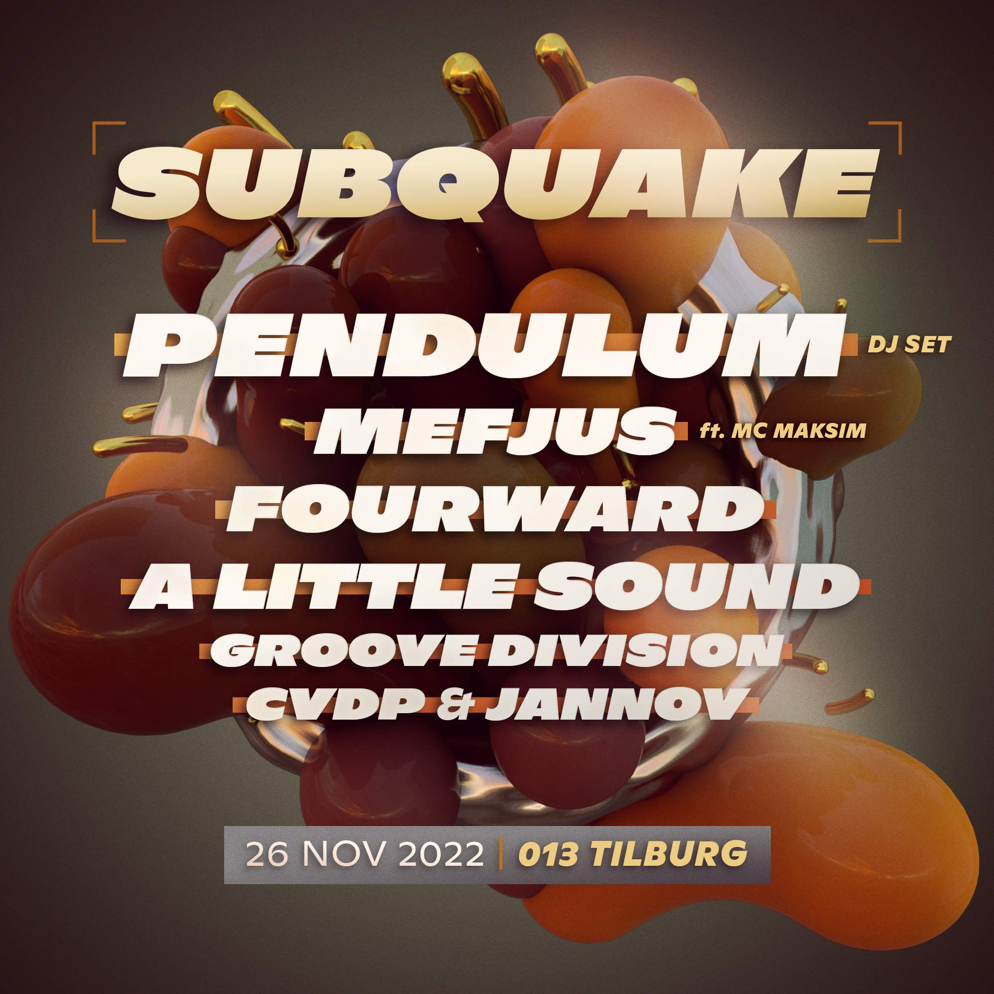 Subquake - Pendulum (DJ-set) - Página frontal