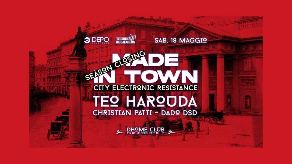 Made in Town Techno - Página frontal