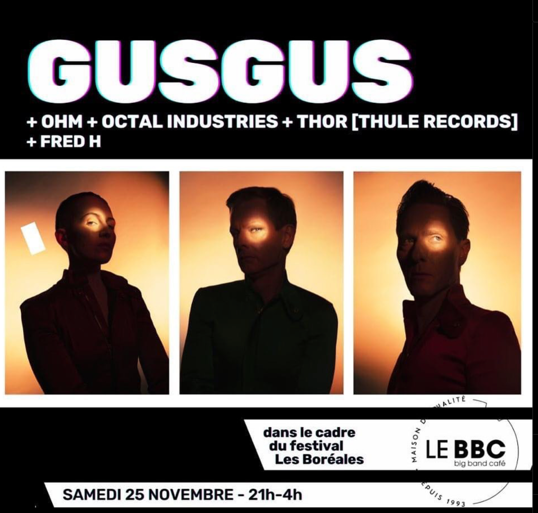 Thule Records & Gus Gus at Les Boréales Festival - Página frontal