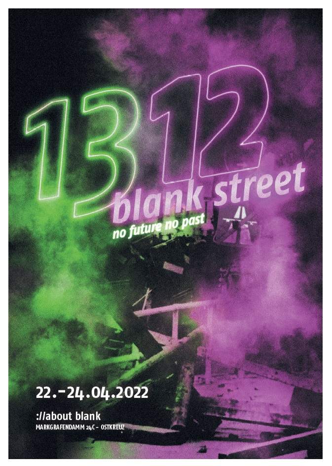 1312 Blank Street - No Future No Past - ://about birthday - Página trasera